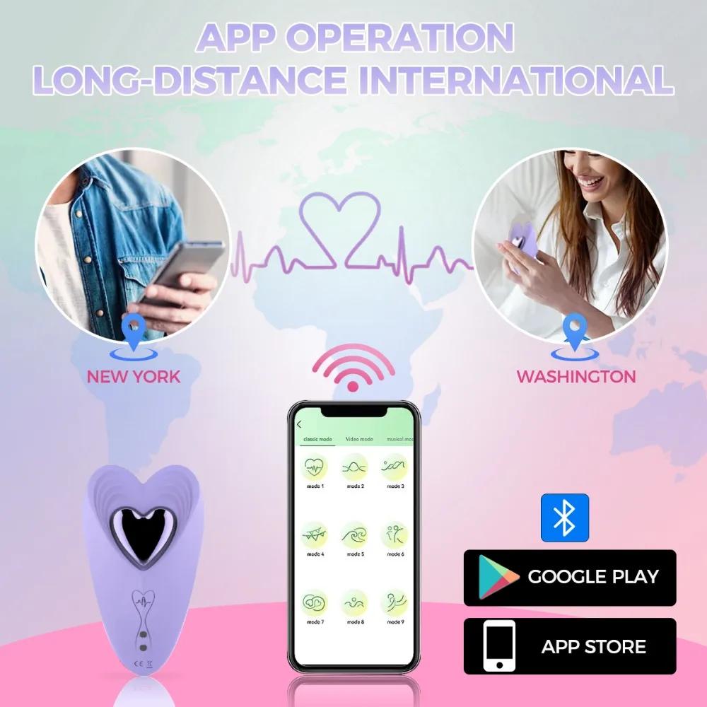 Wearable Panty Vibrator Mini Bullet Vibrator for Women G-Spot Clitoris Stimulatior APP Remote Control Masturbator Adult Sex Toys