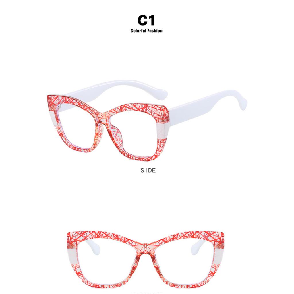 Okulary damskie, oprawki kontrastowe, oprawki retro TR90