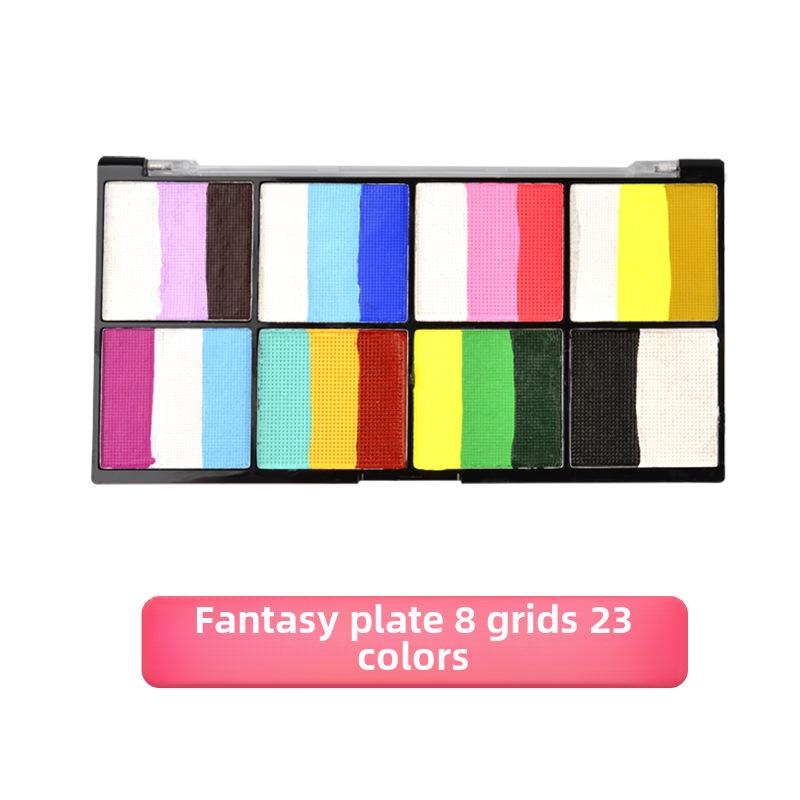 

3D Смываемый набор для рисования на лице для детей - Водорастворимые пигменты для фестивалей и комик-выставок