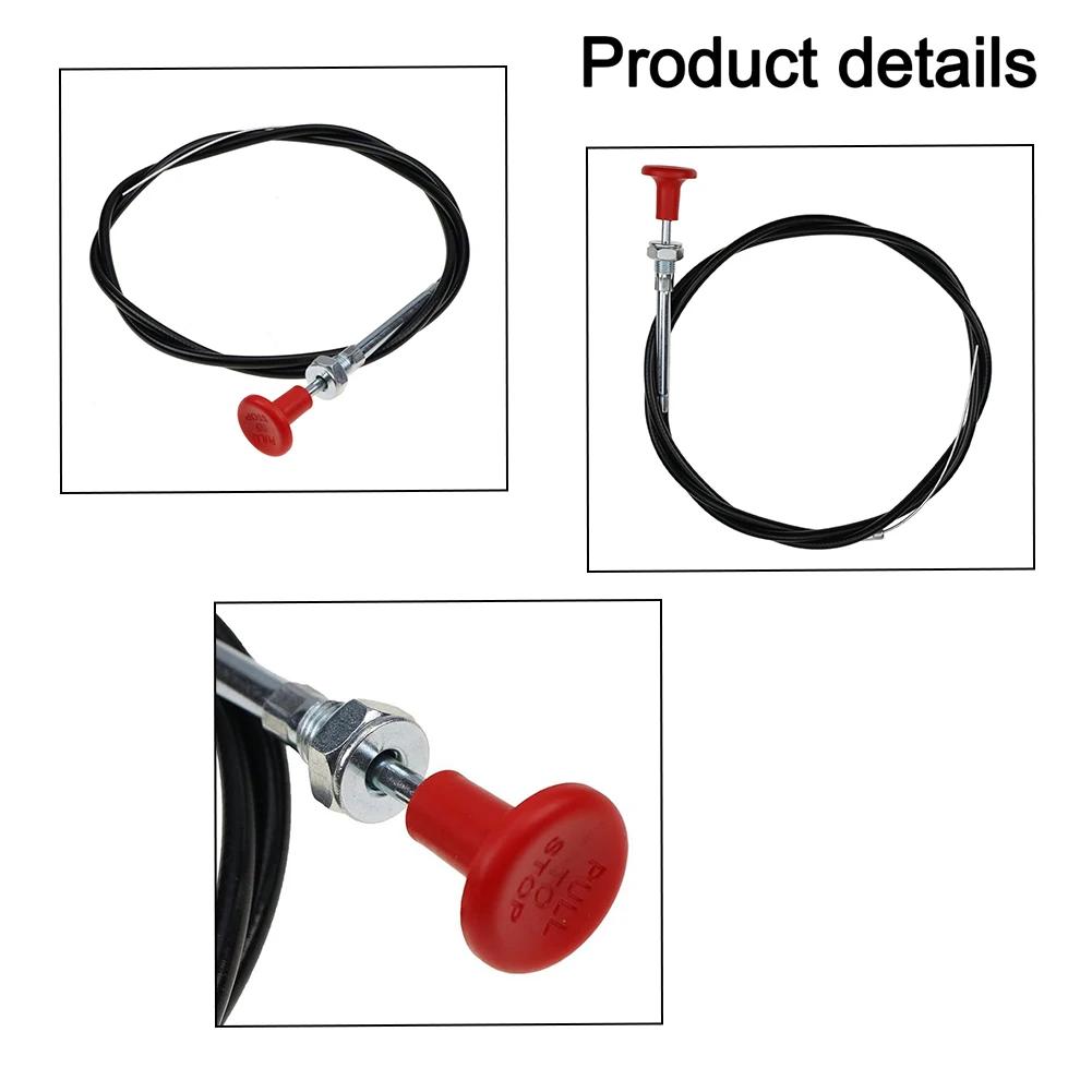 High-Quality Fuel Stop Cable E5NN9C331EA For Ford Tractors Control Bonnet Throttle Engine Fuel For Wire Parts Garden