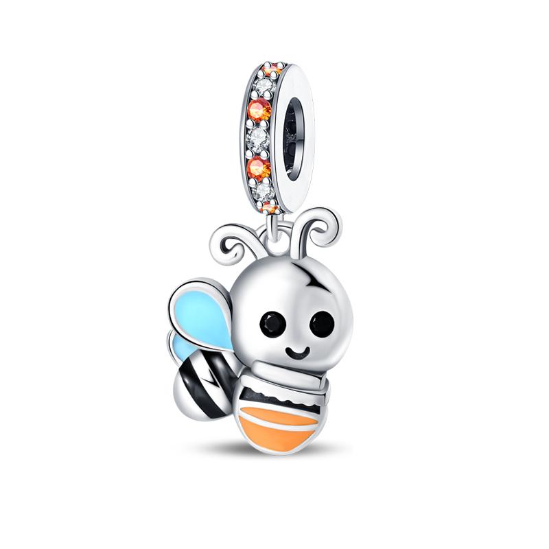 New 925 Silver Color Flowers Luminous Stars Charms Beads Fit 3mm 925 Bracelets DIY Graduation Party Jewelry