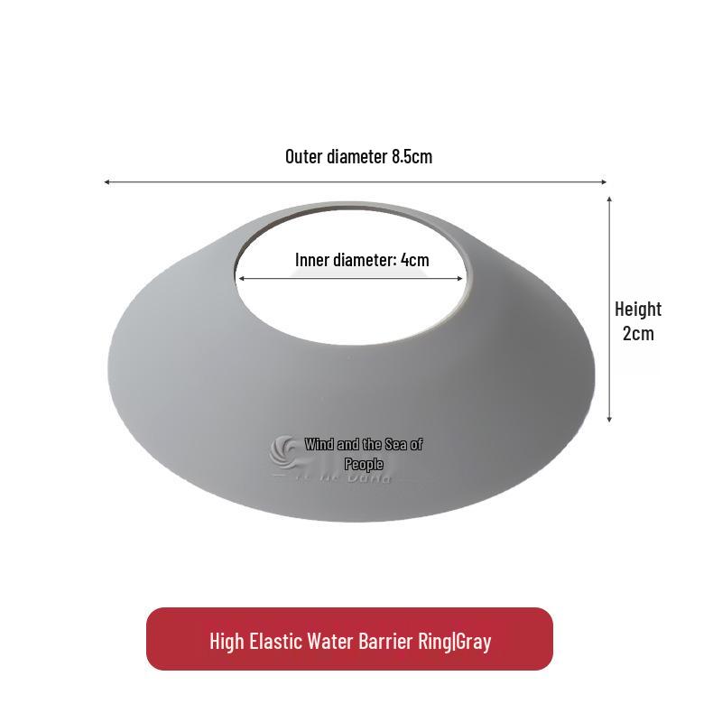 Silikonová odkapávací podložka pod baterii s bočním otvorem – Ochrana proti stříkající vodě do dřezu a podložka proti hromadění vody se spádovým odvodem.
