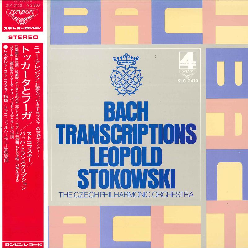 

LP Record LEOPOLD STOKOWSKI CZECH PHILHARMON Bach Transcriptions SLC2410 LONDON 1975 Japan Classical