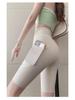 2024 Women's High-Waisted Summer Shark Yoga Shorts with Side Pockets