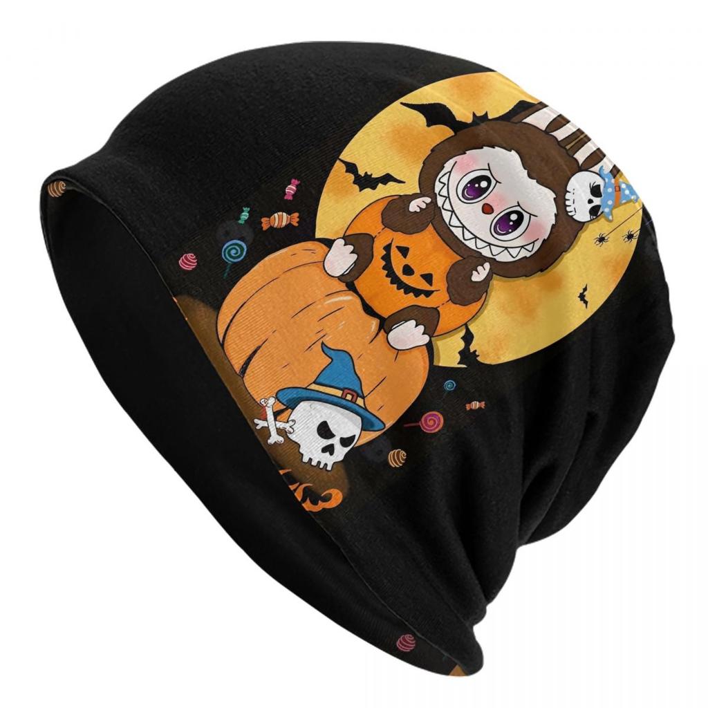 Cute Doll Monsters Bonnet Hats Hip Hop Outdoor Skullies Beanies Hat for Unisex Women Warm Dualuse Cap