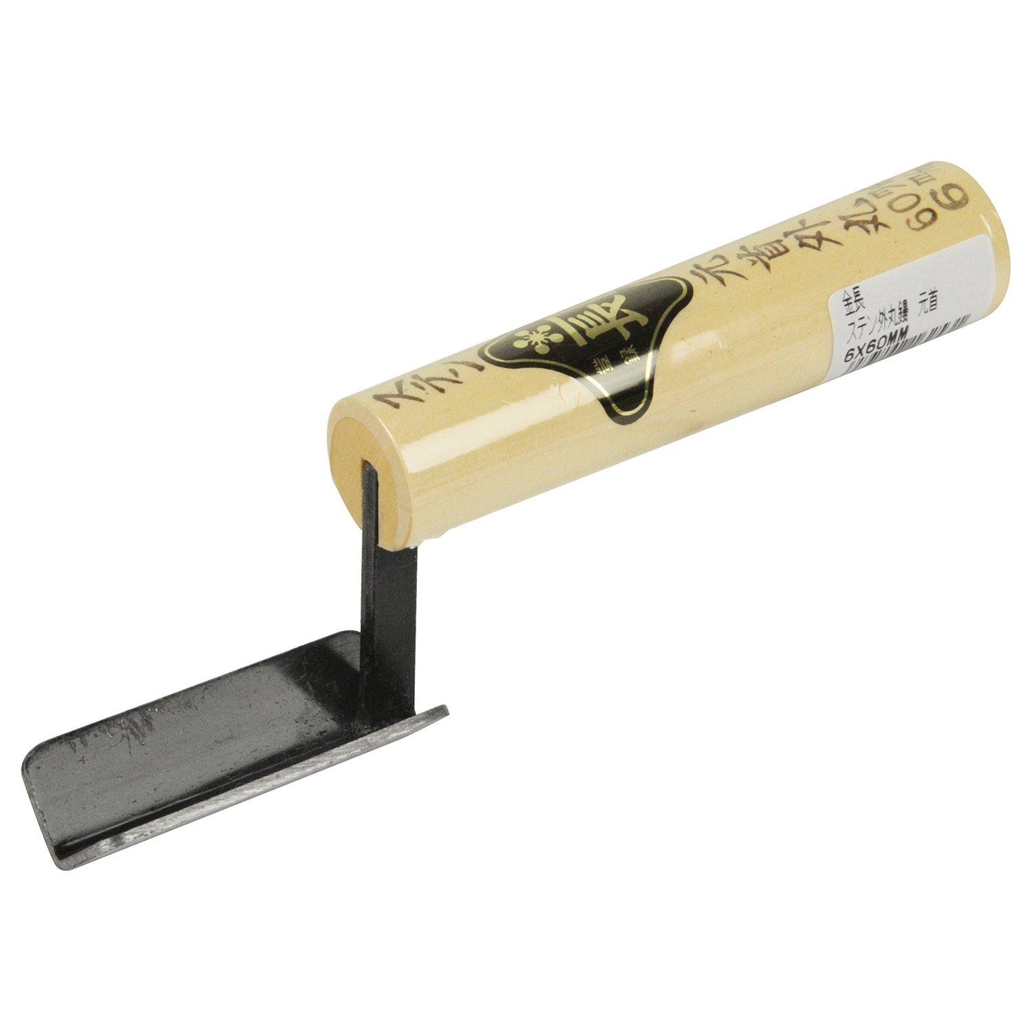 

Stainless Steel Round Trowel Head Kinchō 6×60mm