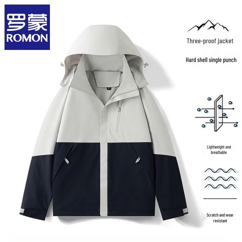 ROMON Unisex Outdoor Windproof Waterproof Hard Shell Jacket