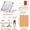 7x7 Zoll Makramee-Brett-Set Weichholz-Makramee-Brett und verstellbarer Metallhalter mit 50 T-Nadeln und 2 Klemmen Doppelseitige Makramee
