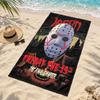 Friday the 13th Microfiber Beach Towel Quick Dry Sand Free Lightweight Beach Towels for Travel Swimming Camping