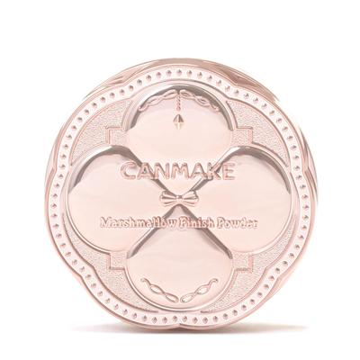 Marshmallow Finish Pressed Powder Mini MO Matte Ochre 5g - Compact with Mirror & Puff for Flawless Marshmallow Skin - Pink Ochre