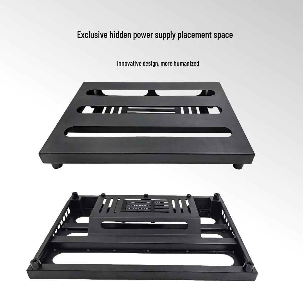 Enhanced Electric Guitar Effects Pedal Board with Stand - Guitar Instrument Accessory