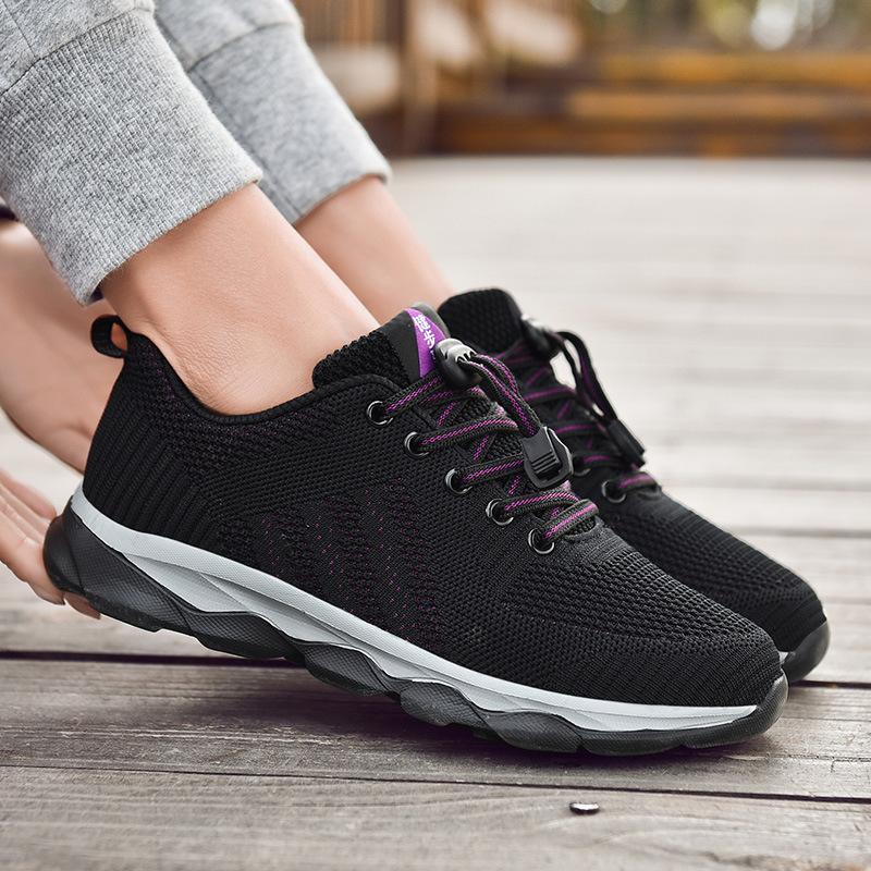 Neue leichte Freizeitsneaker für Herren und Damen, weiche und modische atmungsaktive Mesh-Laufschuhe