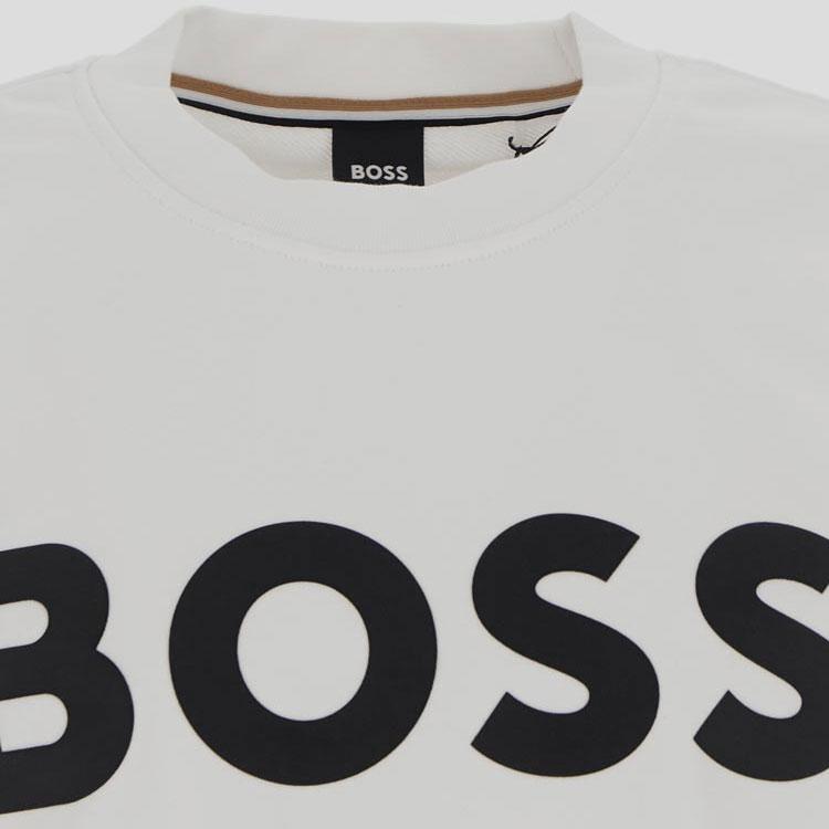 HUGO BOSS Logo Printed Crewneck Sweatshirt 50496642-100