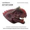 Children's Dinosaur Hand Puppets: Soft Rubber T-Rex, Triceratops, Carnotaurus