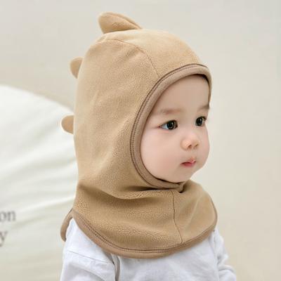 Set di cappelli e sciarpe per neonati, in pile polare, caldi cappelli invernali per neonati, con protezione per le orecchie, per il freddo, passamontagna e berretto per bambini.