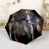Football Player Goal Portable Automatic Umbrella Sturdy 8-Rib Shaft Lightweight for Outdoor Daily Use Elegant Umbrella Gift for Festivals