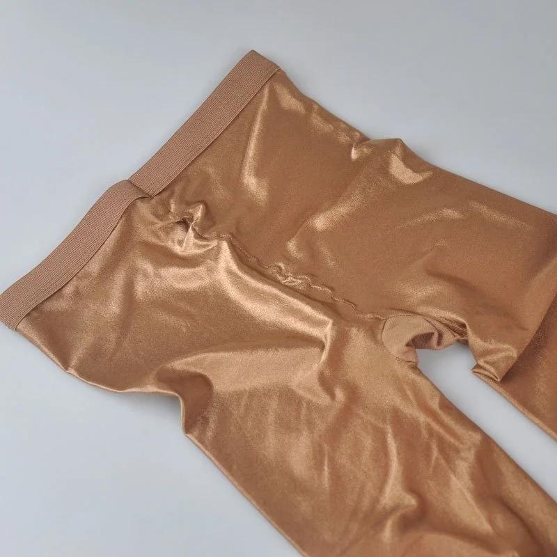 Women's Sexy Oil Shiny T-crotch 70D Pantyhose Stockings HoseDance Fitness Leggings Dans