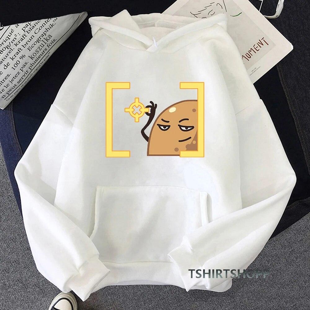 Penguin Hoodies 2022 Spring/Autumn Potato Aim Spray Women/men Sweatshirt Anime Valorant Hoodie Kawaii Clothing Unisex Sudaderas Unisex