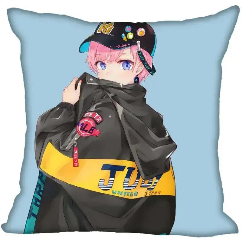 Anime Girl Nino Nakano Pillow Case High Quality Satin Fabric Pillowcase Decorative Pillow Cover Wedding Decorative