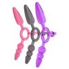 Anal Plug Anchor Combination Three P Head Back Court Anal Plug Embolization Butt Adult Sex Toys for