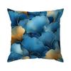 1/4pcs Abstract Turquoise Leaf Cushions Pillowcase Polyester Cushion Cover Throw Pillow Pillowcover Home Car Sofa Decor