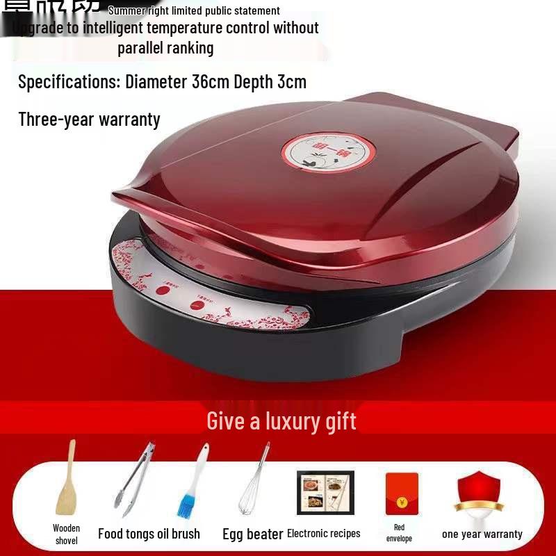 Double-Sided Electric Griddle: Multifunctional Pancake & Crepe Maker, New Deepened Model