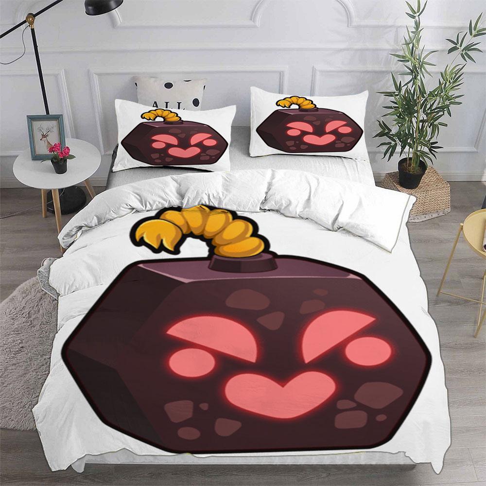 Blox Fruits Bedding Sets Bed Cover Comforter Duvet Cover Pillow Case 2-3 Pieces Sets Single Double Large Size Bedroom Decor