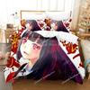 Anime Kakegurui Bedding Set for Girl 3D Print Duvet Cover Sets Comforter Bed Polyester Twin Queen King Single Size Boys Kids