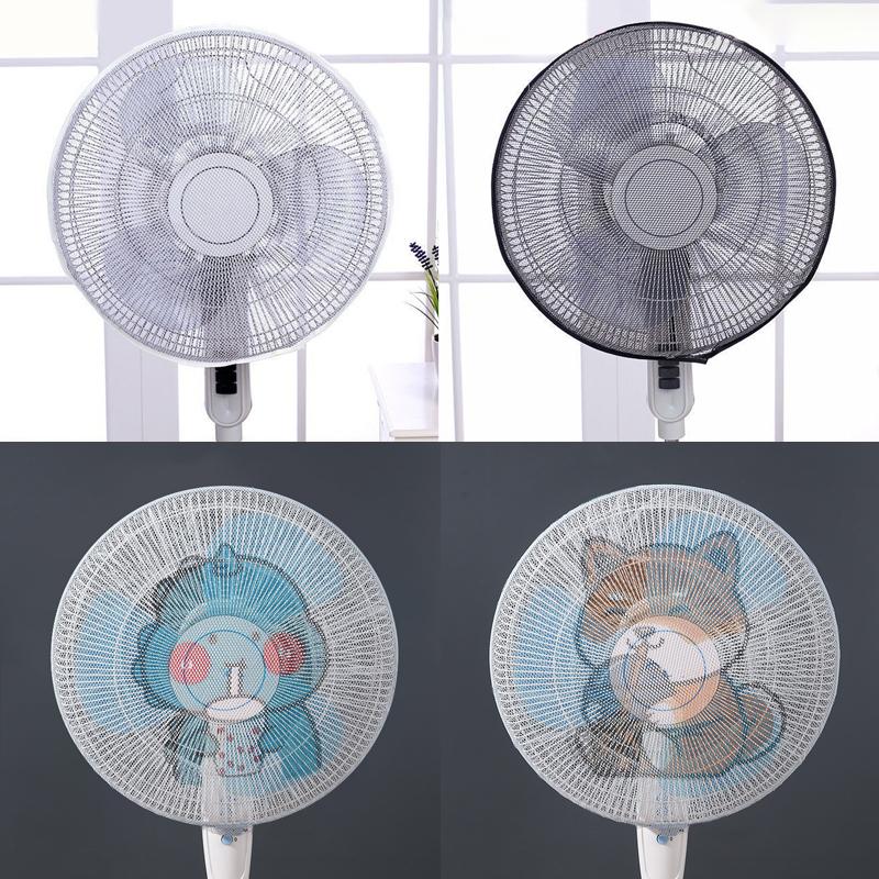 16-18 calowy Pokrowiec na wentylator elektryczny Pokrowiec ochronny na wentylator Siatkowy pokrowiec na wentylator dla niemowląt i dzieci Ochraniacz przed przytrzaśnięciem palców Ochraniacze na palce dla dzieci