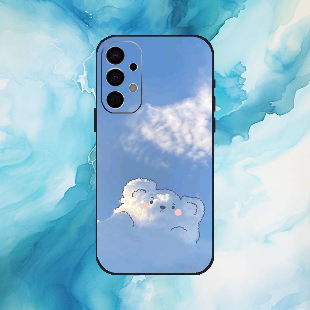 

Cloudy Whimsy Phone Case For Samsung Galaxy A73,A72,A71,A70,A53,A52,A51,Soft Silicone Black Cover Samsung a42 5g