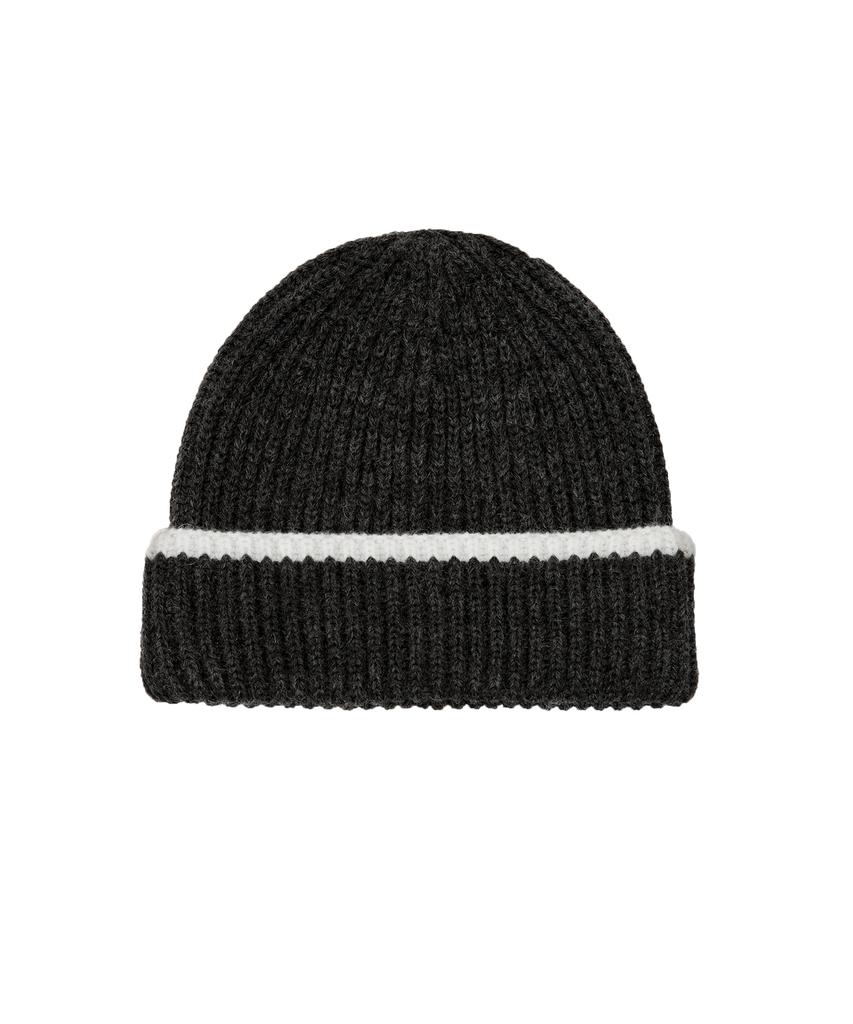 Malittepeulangsowajeobeo Marithe Knit Short Beanie Charcoal