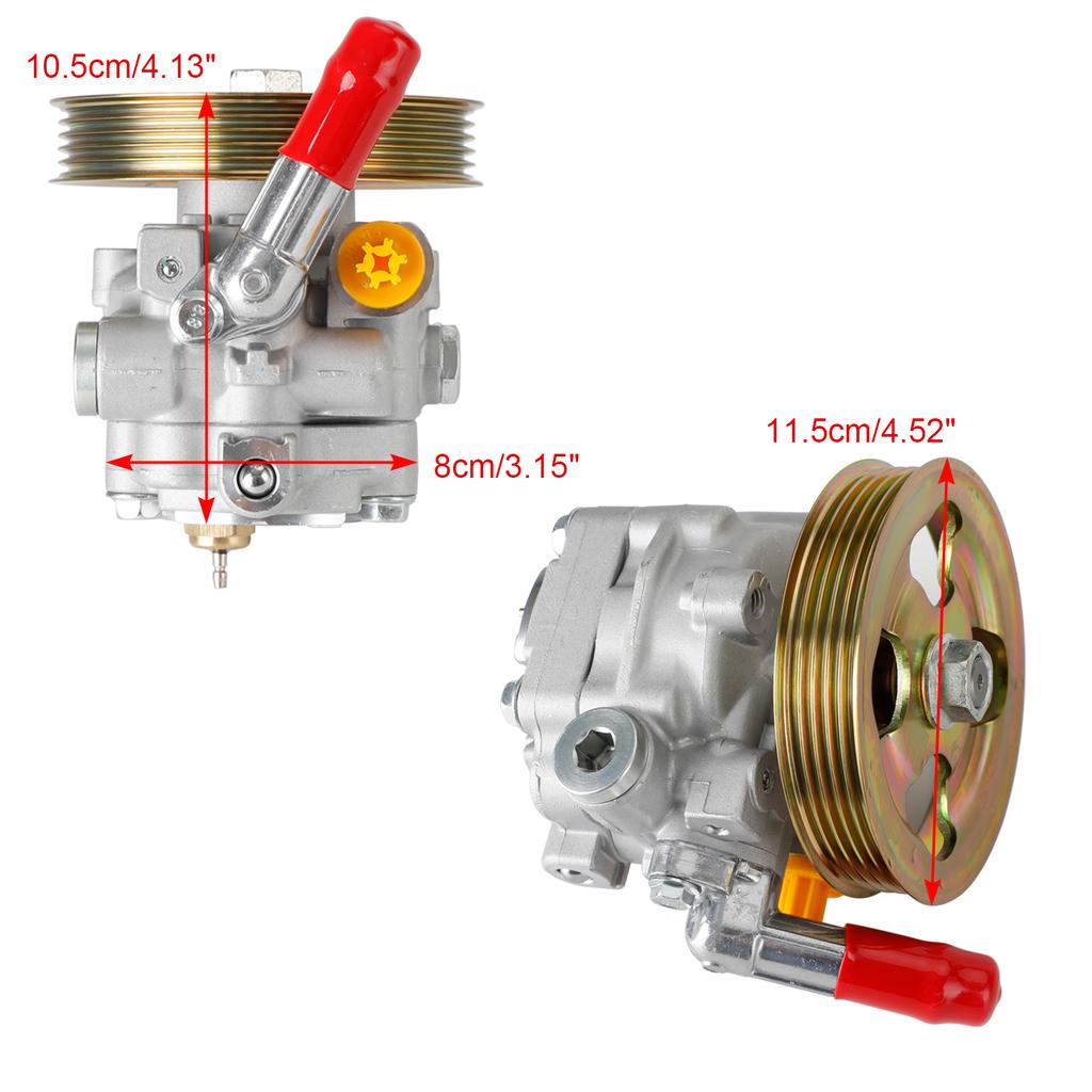 Power Steering Pump 34430FE040 Fit Subaru Impreza WRX STI 2002-2007 W/ Pulley