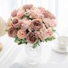 Artificialflower Silk Peony Chrysanthemum Outdoor Garden Wall Wedding Bridal Bouquet Christmas Home Vase Festival Party Diy Gift