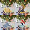 Festive 8cm Christmas Disney Princess Acrylic Cartoon Pendant Ornaments Xmas Tree Hanging Decor