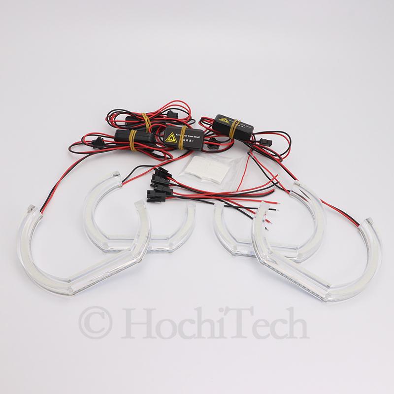 LED Angel Eyes For BMW E92 E90 E60 F30 F31 E82 F10 F11 x5 x6 E53 E70 E65 Car Lights Accessories 3D DTM LCI Style Acrylic