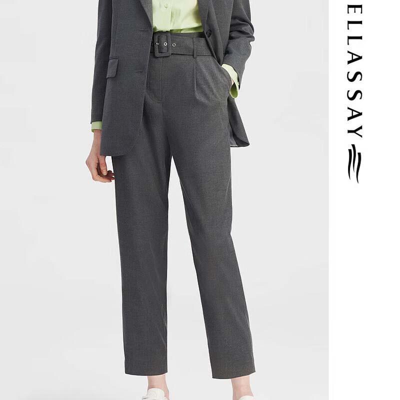 

ELLASSAY Женские брюки с завышенной талией и зауженными штанинами до щиколотки M