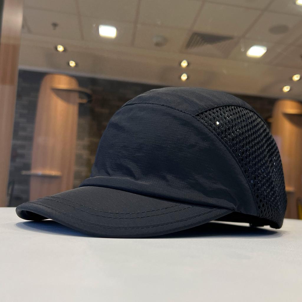 Short-brimmed hat, unisex, summer, breathable mesh, lightweight, for sports and outdoor activities, gray baseball cap, sun hat