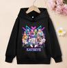 Global Group Katze Muster Hoodie Baby Mädchen Junge Kleidung Mode Lässig Kapuzenpullover Langarm Pullover Kinder Outfits Geschenk