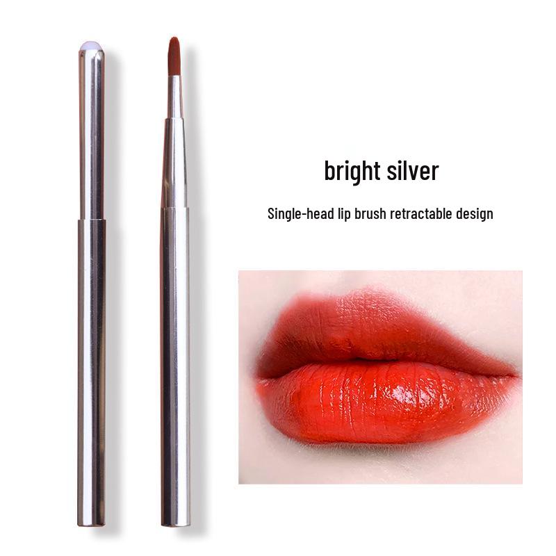 

Custom Logo Retractable Double-Ended Makeup Brush: Lip, Concealer & Dustproof with Lid