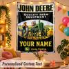 John Deere Personalisierte Wandteppich Benutzerdefinierter Name Text Polyester Hängende Dekoration Haus Zimmer