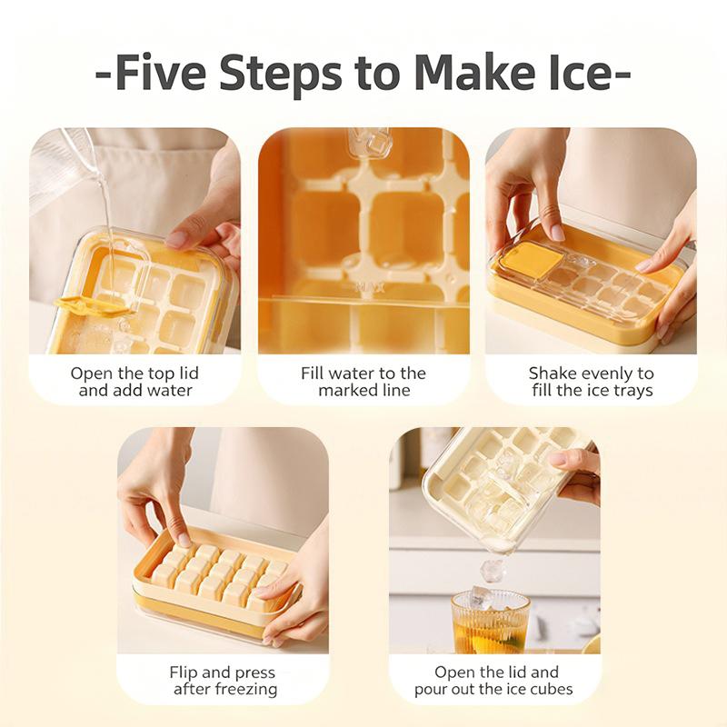 Creative Mini Ice Cube Mold 32 Grid Reusable Square Maker Tray for Cold Drinks Home Party Kitchen Use