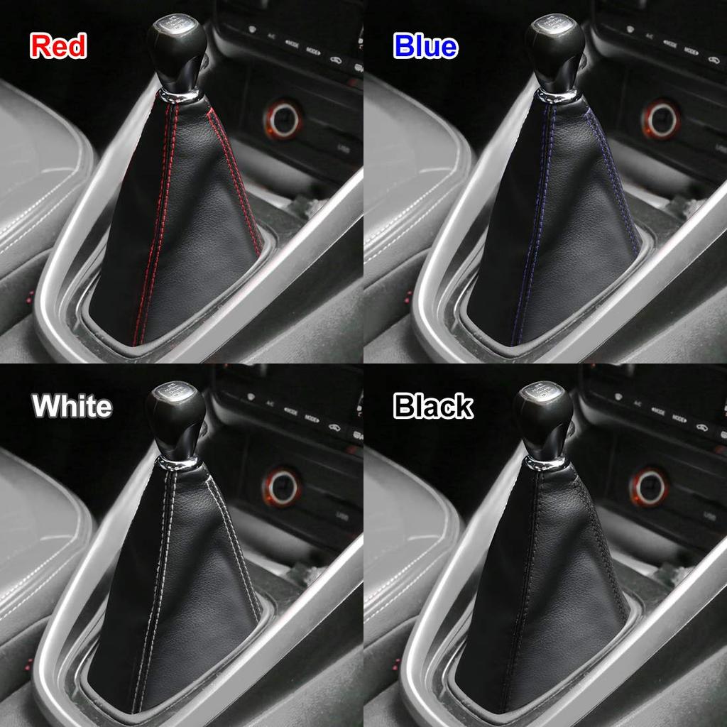 uxcell Shift Knob Cover Universal Car PVC Faux Leather Gear