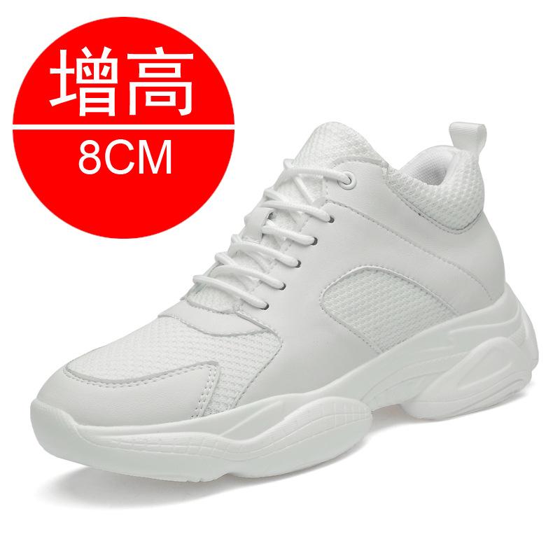 Inner Heightening Men's Shoes Spring Shoes Breathable Casual 8 Sports Heightening Shoes 1 Mesh Dad Shoes Children 6