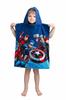 Poncho Dla Dzieci 50X115 Avengers 2626 Granatowe Ręcznik Z Kapturem