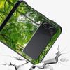 Z Flip 4 Phone Case for Samsung Galaxy Z Flip 3 5G ZFlip3 Flip3 Zflip Flip4 Black Hard Cover Waterfall Nature Trees Ship Shell