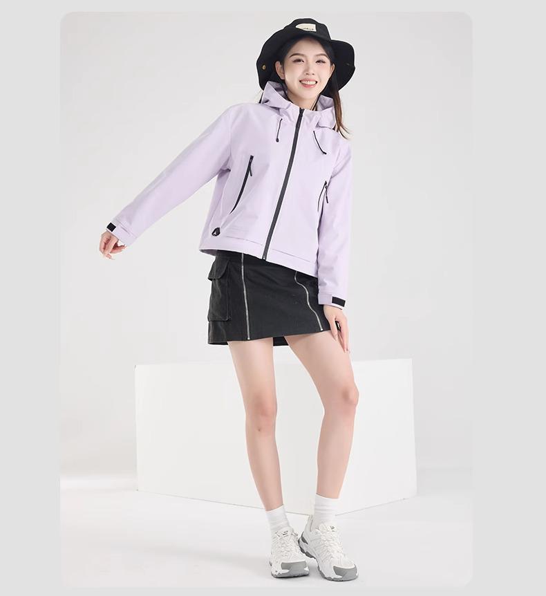 Woodpecker Unisex Windproof & Waterproof Jacket for Spring & Autumn - Tower Riding & Mountaineering Style