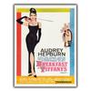 FRÜHSTÜCK BEI TIFFANY METALLSCHILD WANDPLAKETTE Film Movie Werbeplakat DruckAluminium
