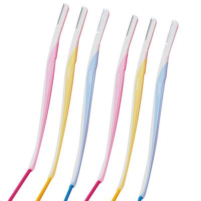 Ξυραφάκι φρυδιών Kai Slimhead 3 τύπων, μεικτά χρώματα, 2 σετ