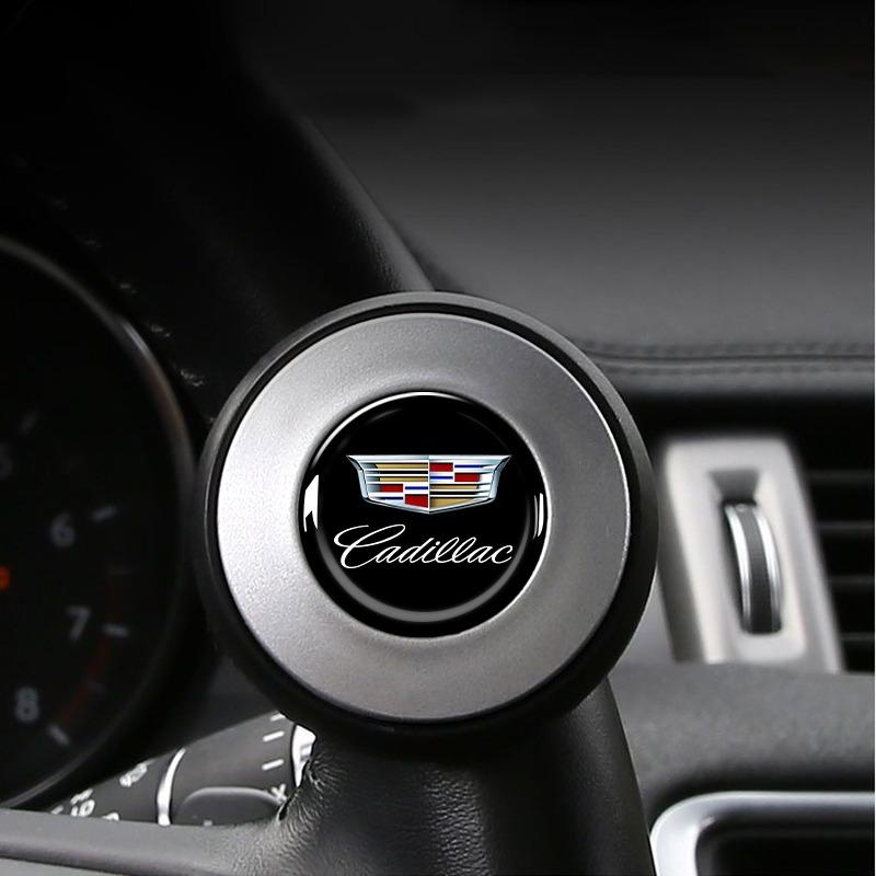 360 Degree Car Turning Steering Wheel Power-assisted Rotary Button Booster Spinner Knob For Cadillac CTS STS DTS SRX XLR ATX Escalade Seville Tiburon