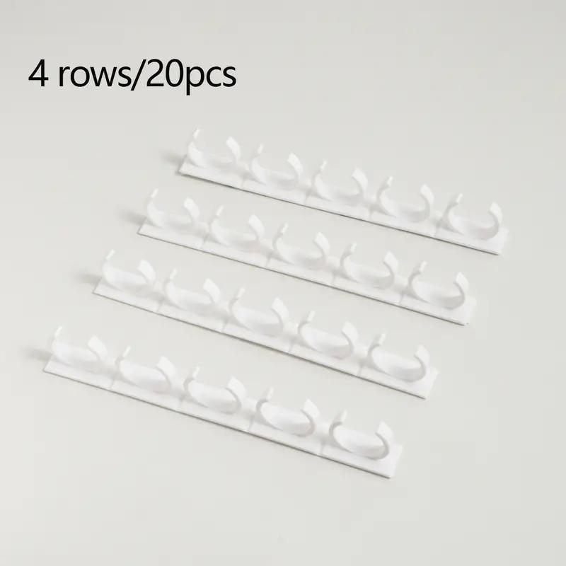4pcs Grey Plastic Kitchen Jar Rack Wall-Mounted Adhesive Seasoning Bottles Holder Spice Bottle Holder Tool Kitchen Storage Rack